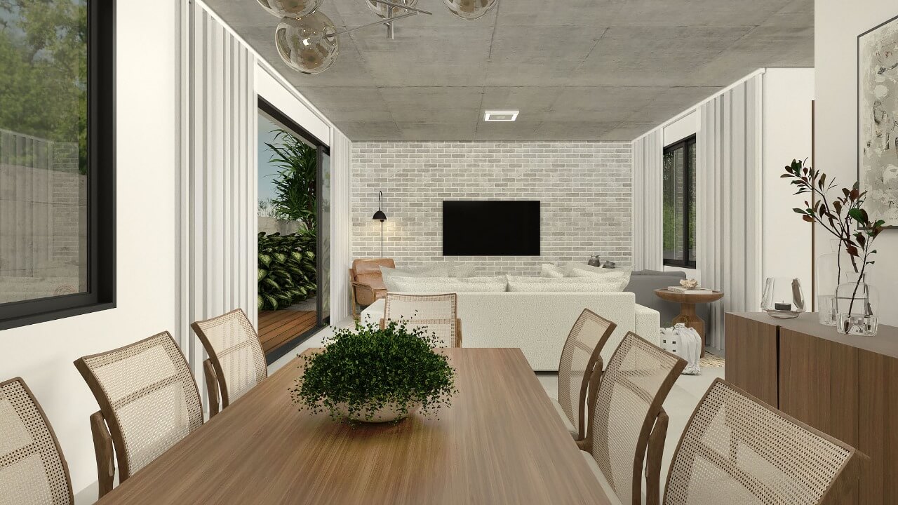 Detalhe interno da residência
